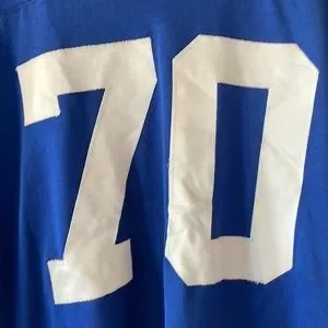 シャツ Mitchell&ness sam huffed New York giants Vtg Mitchell & Ness New York Giants Sam Huff Away Football Jersey